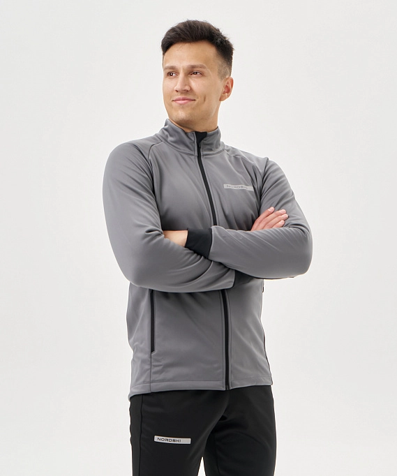 Тренировочная куртка Nordski Core Grey/Black