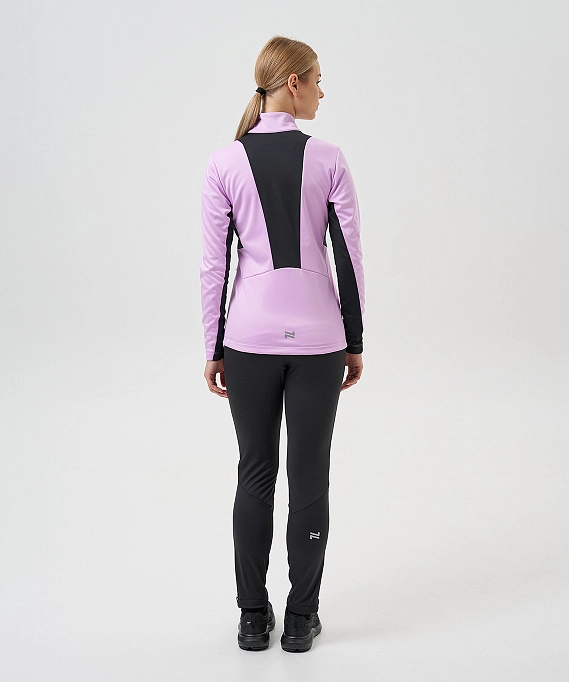 Тренировочная куртка Nordski Advance White/Orchid/Black W