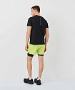 Шорты с лосинами Nordski Stayer Lime/Black