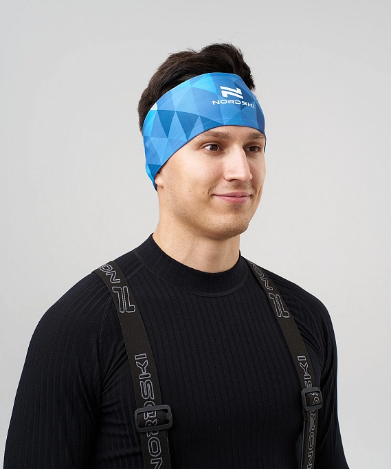 Гоночная повязка Nordski Race Blue