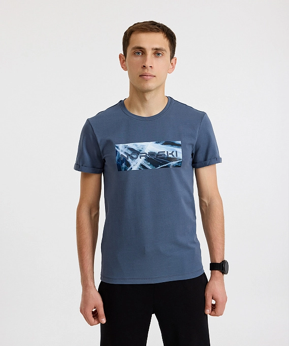 Футболка Nordski Simple Logo Grey/Ice