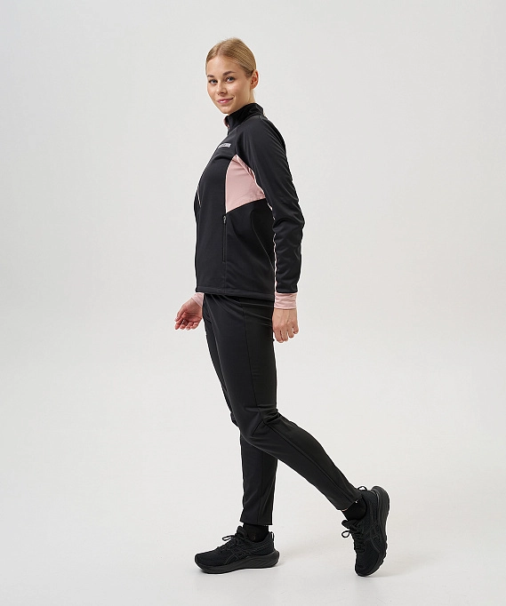 Тренировочная куртка Nordski Core Black/Soft Pink W