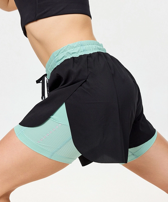 Шорты с лосинами Nordski Pro Energy Black/Opal W