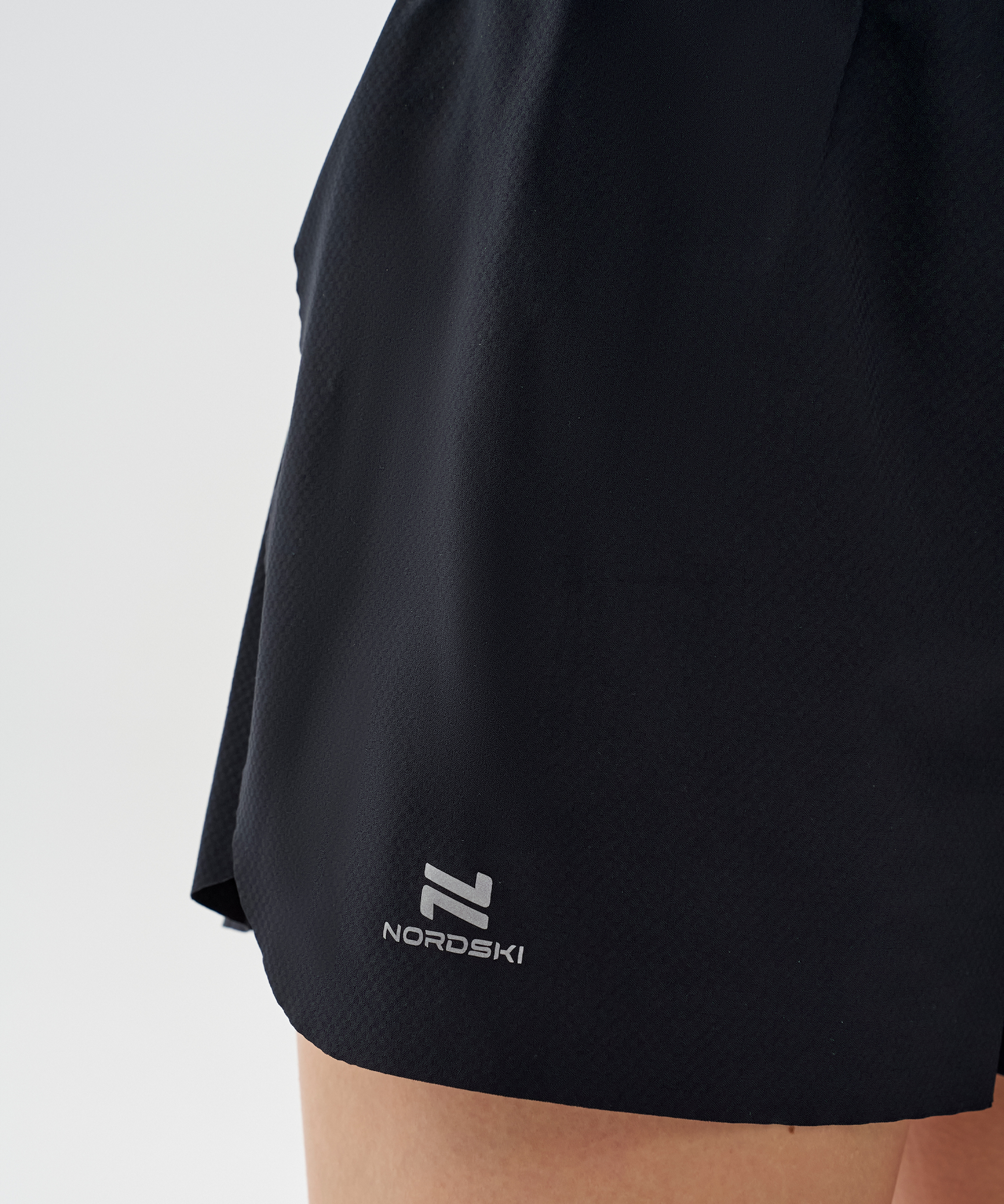 Шорты 2 в 1 Nordski Road Black W