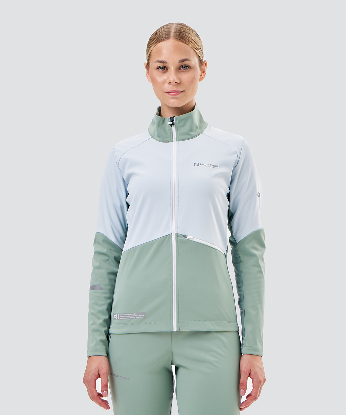 Тренировочная куртка Nordski Pro 2.0 Pearl Blue/Ice Mint W