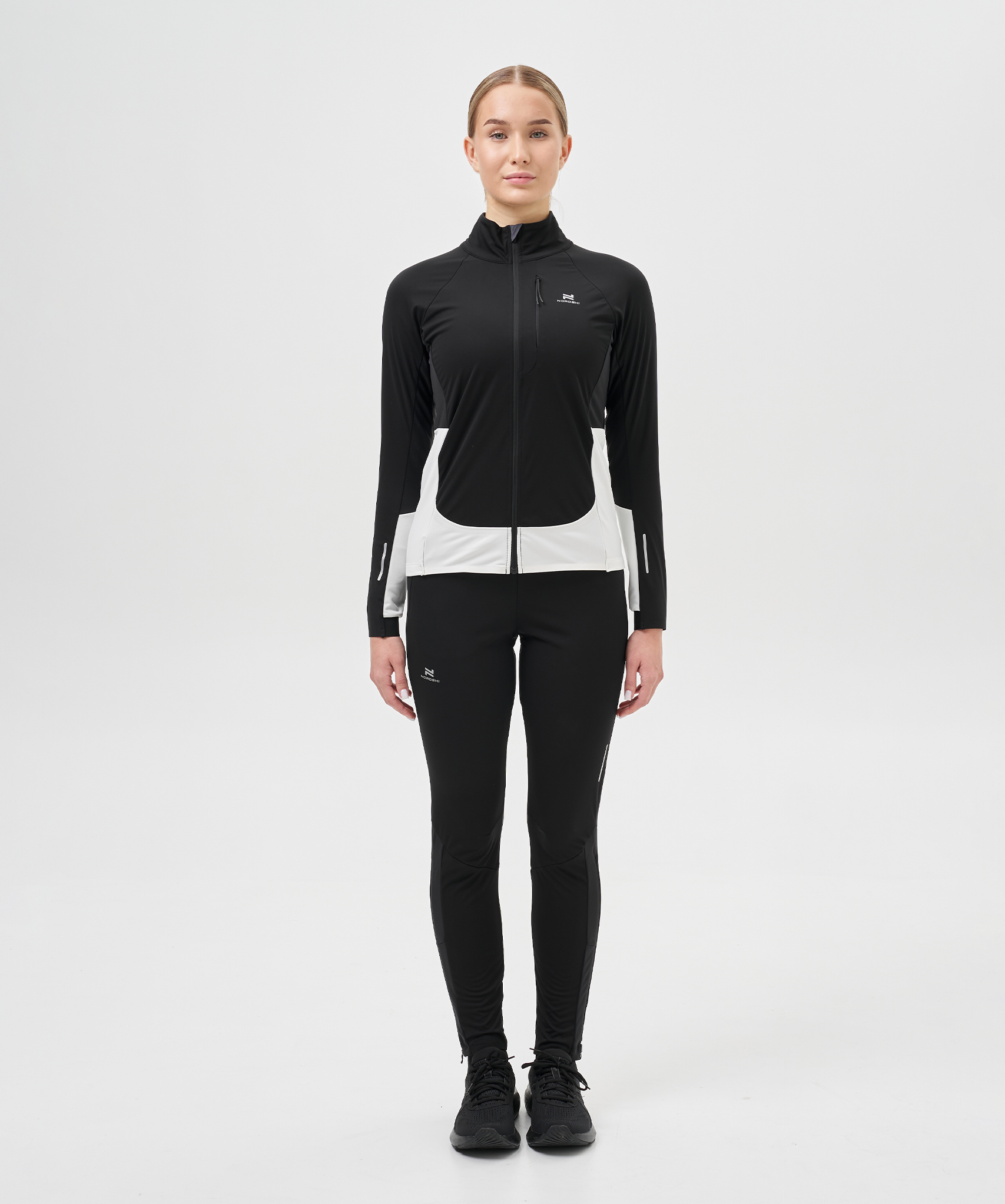 Тренировочная куртка Nordski Race Black/White W