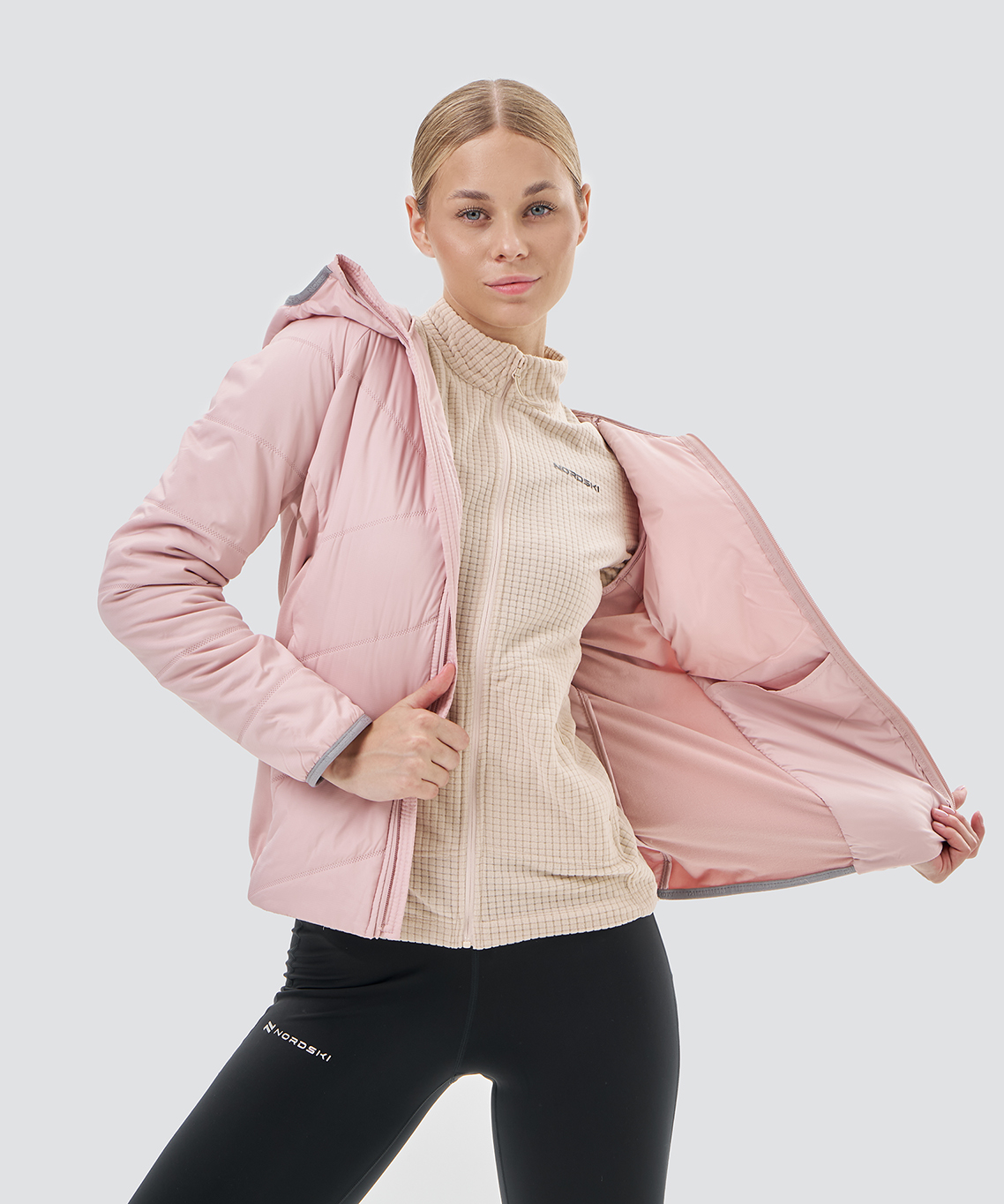 Куртка Nordski Hybrid Warm 2.0 Soft Pink W