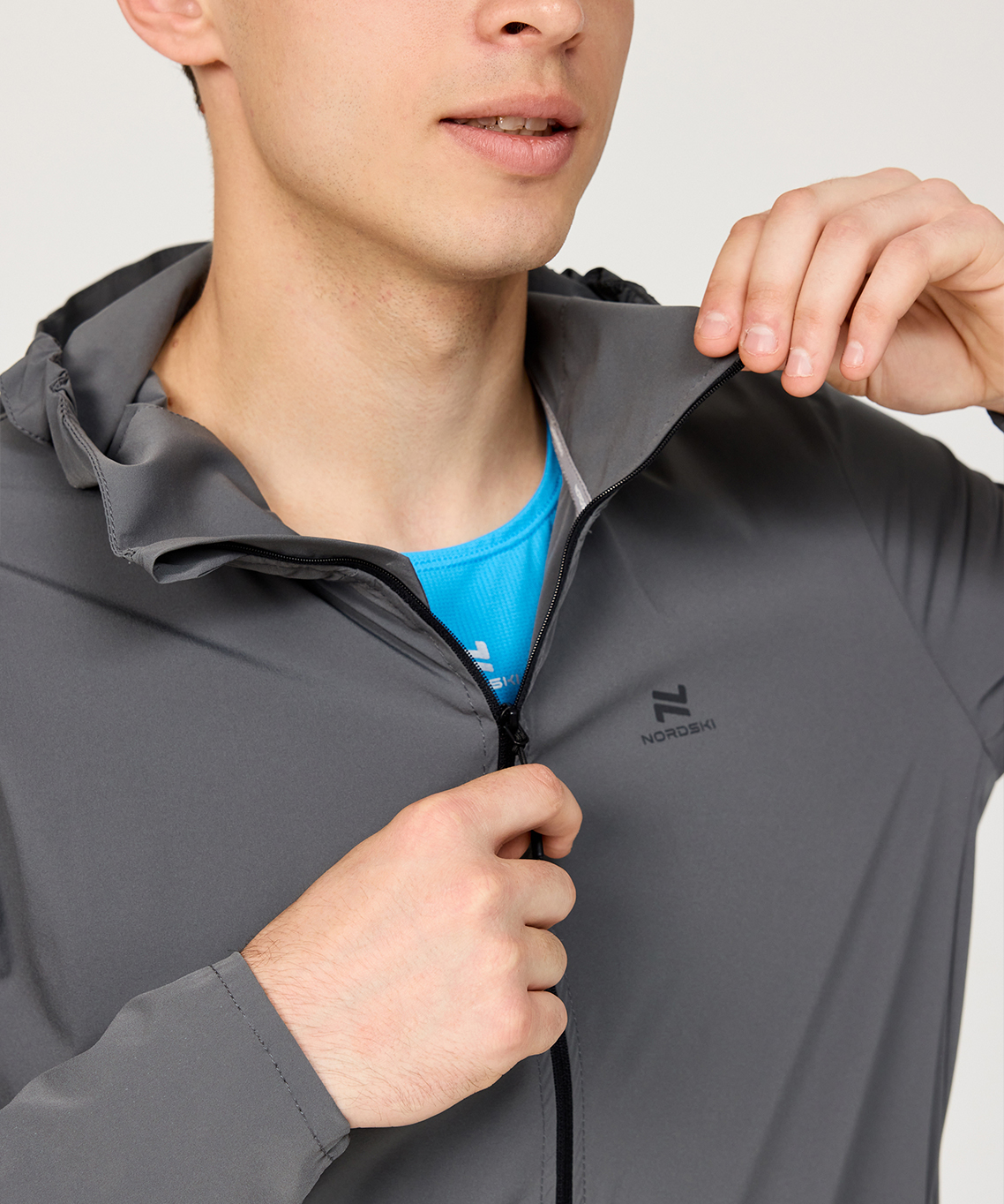 Ветровка беговая Nordski Stayer Graphite